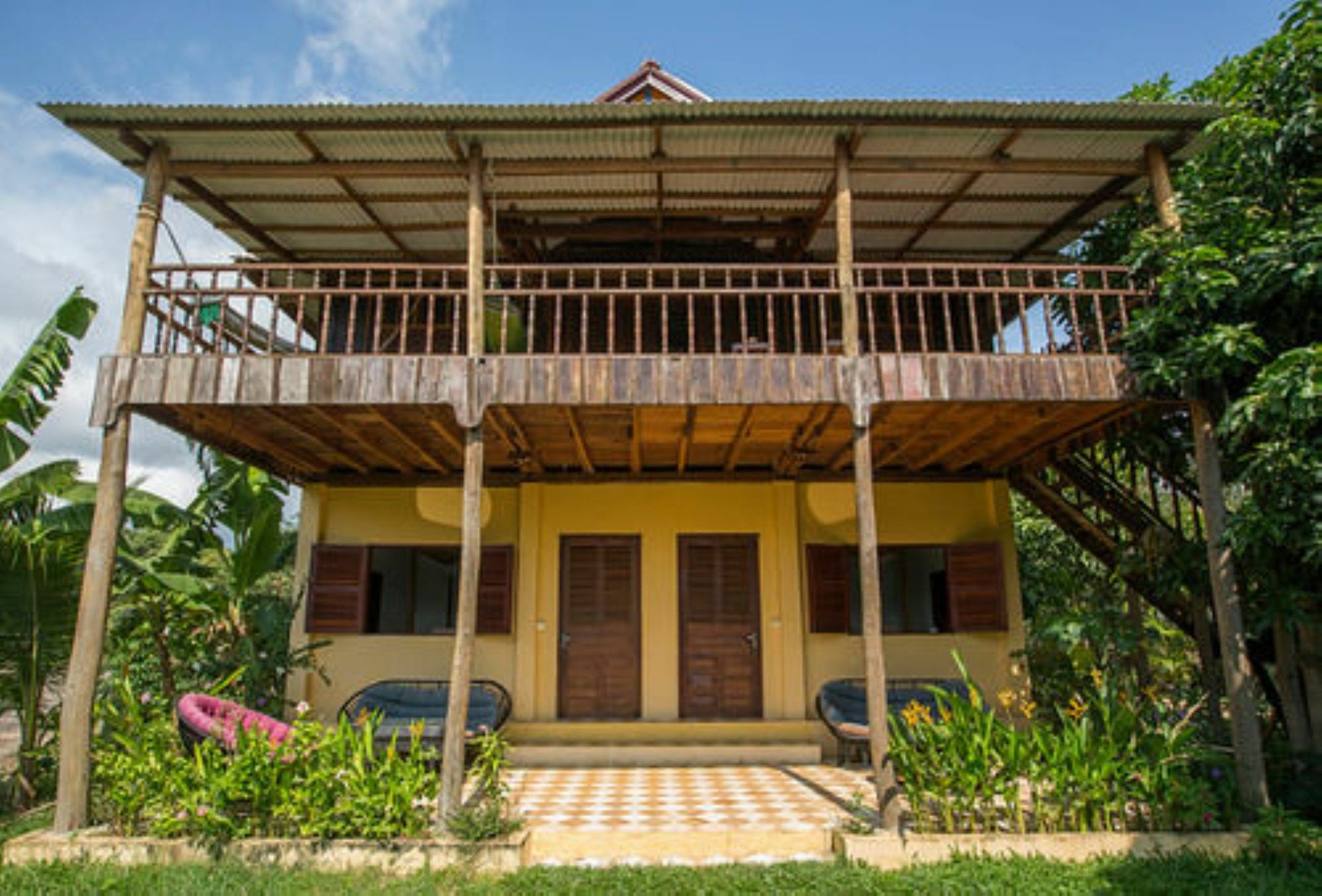 Champa Lodge Kampot Eksteriør billede